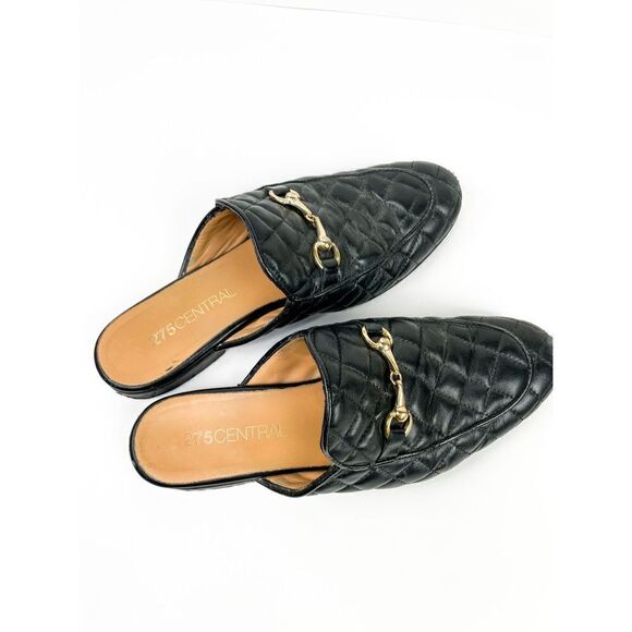 275 Central PALACEQ LEATHER MULE Size 39 - Picture 3 of 7